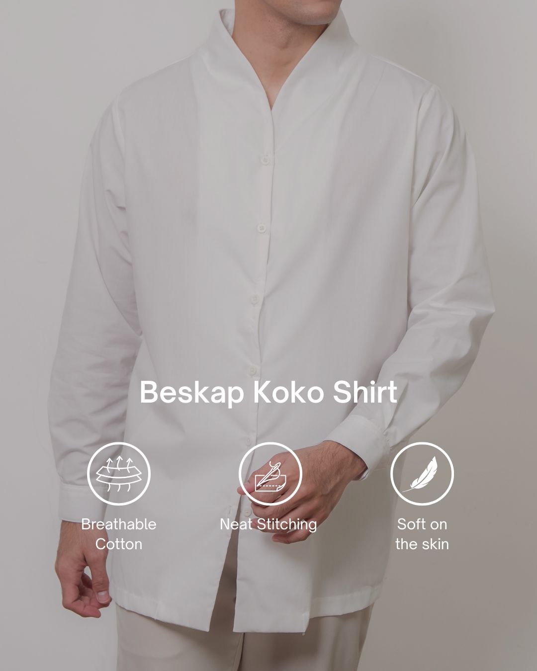 Beskap Koko Shirt (Minor Reject)