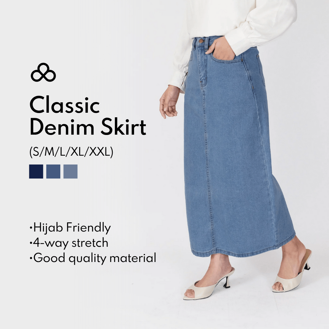Classic Denim Skirt