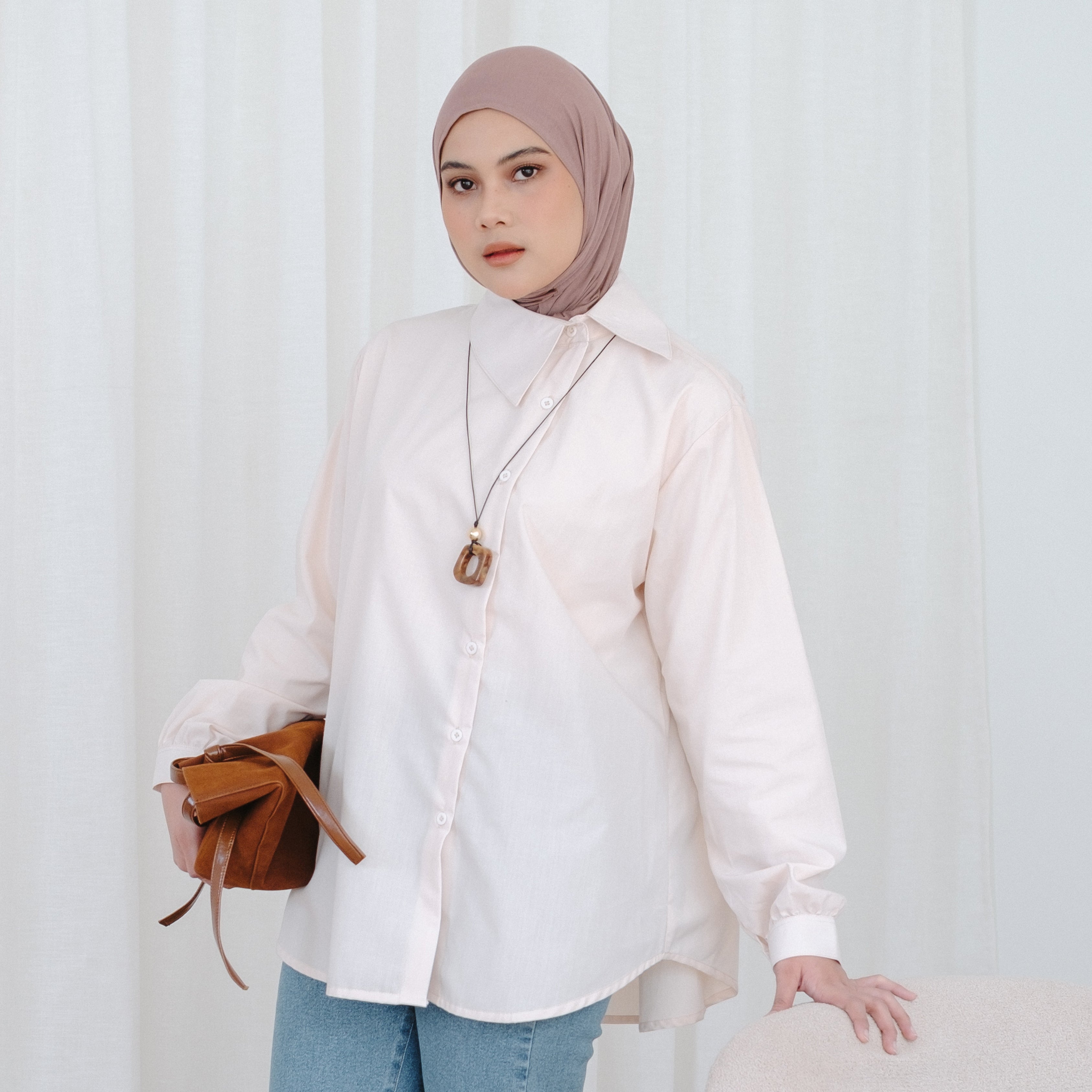 Asymmetrical Cotton Shirt (Reject Minor)