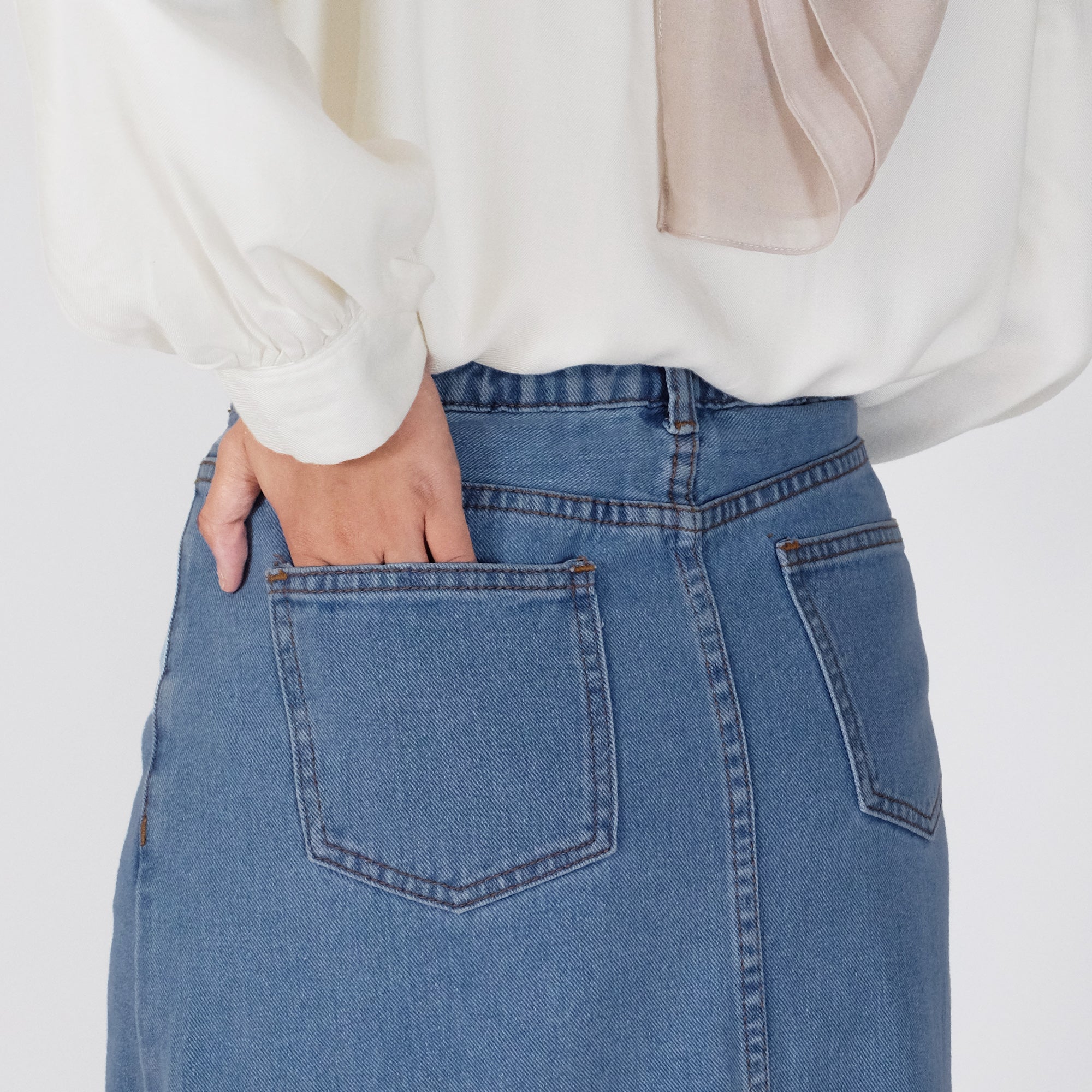 Classic Denim Skirt