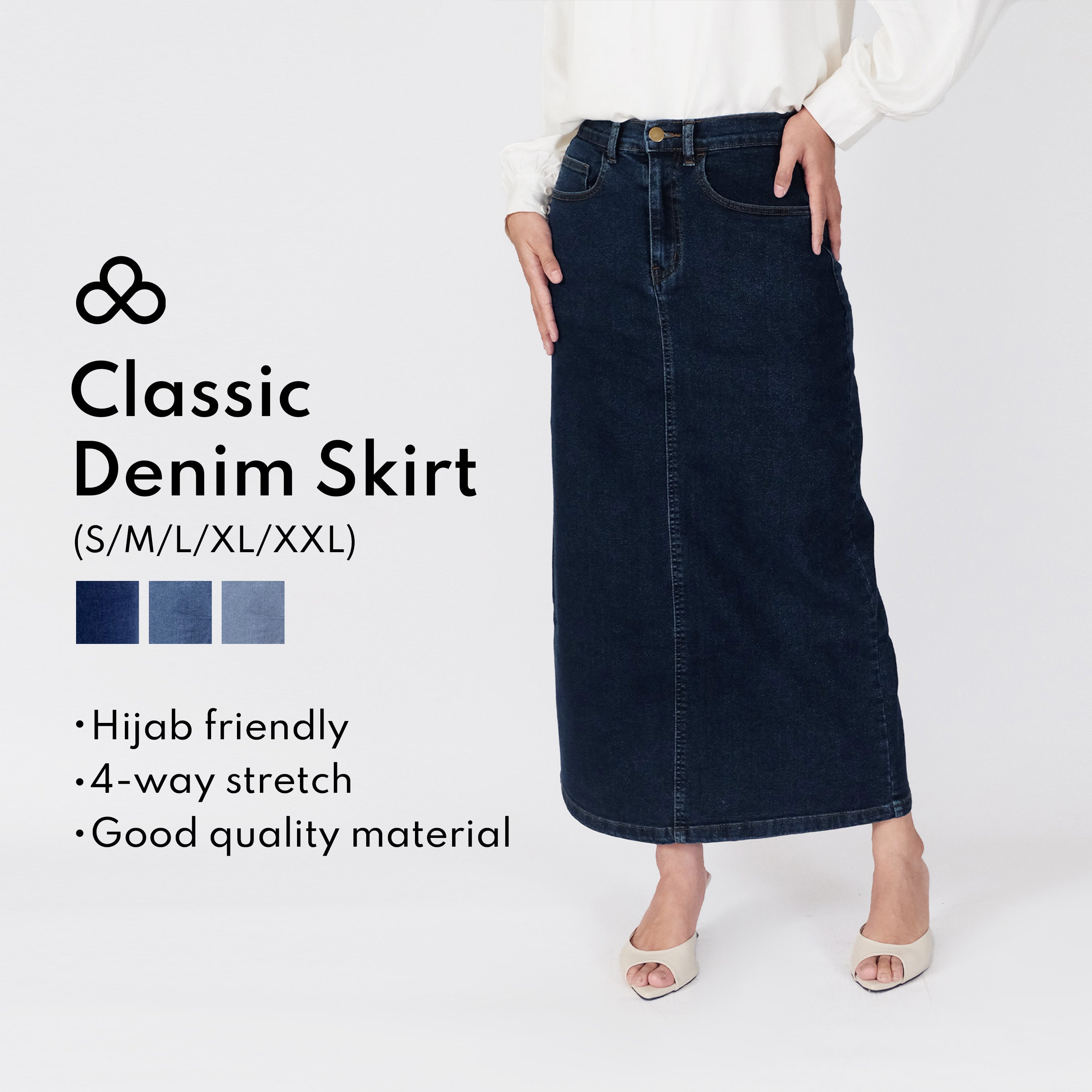 Classic Denim Skirt