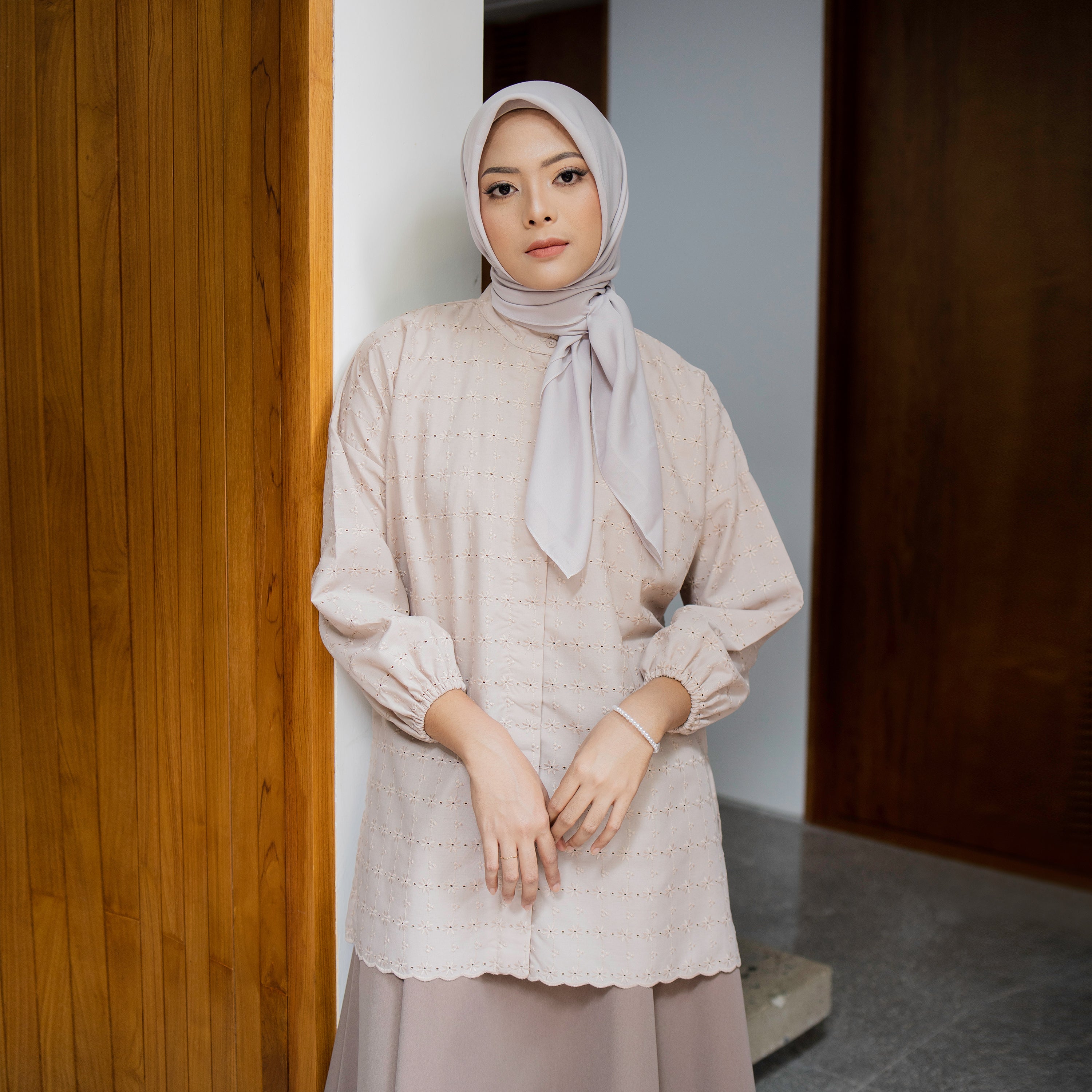 Daisy Embroidery Tunic