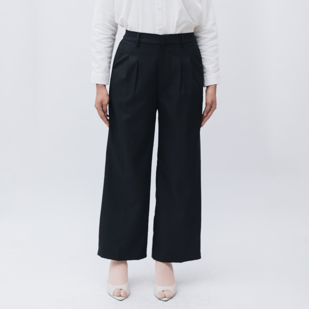 Pleated Wide Pants