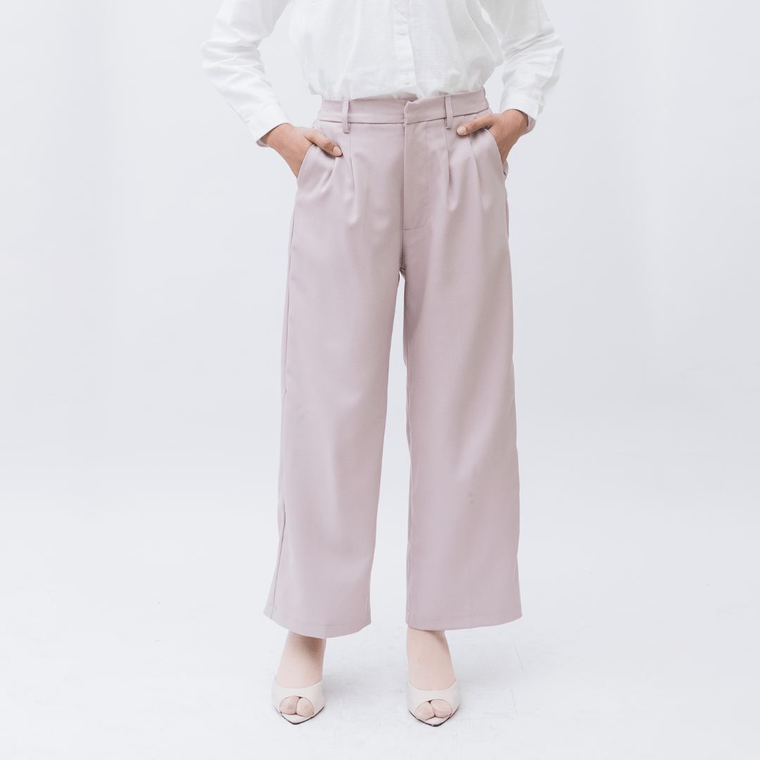Pleated Wide Pants
