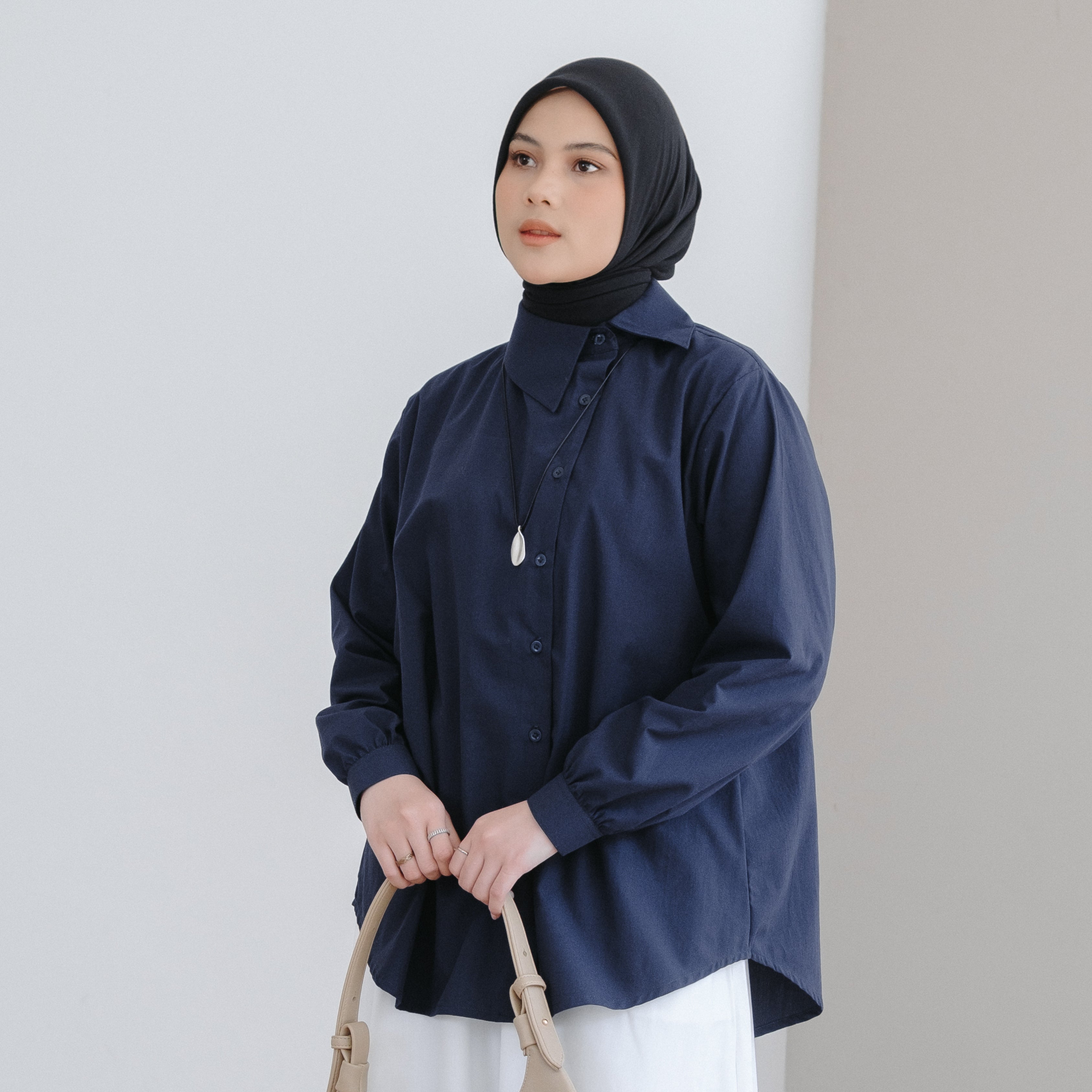 Asymmetrical Cotton Shirt (Reject Minor)