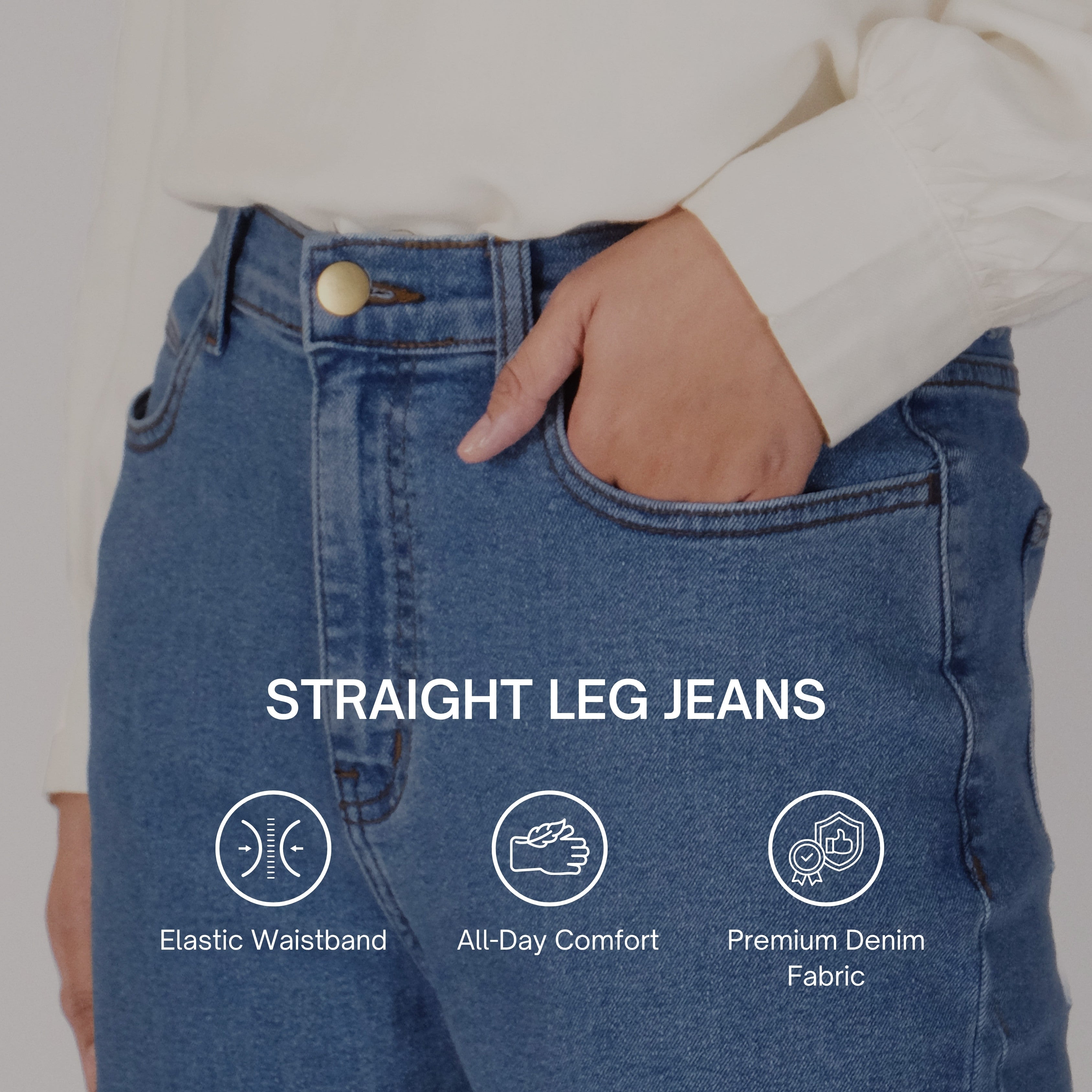 Straight Leg Jeans