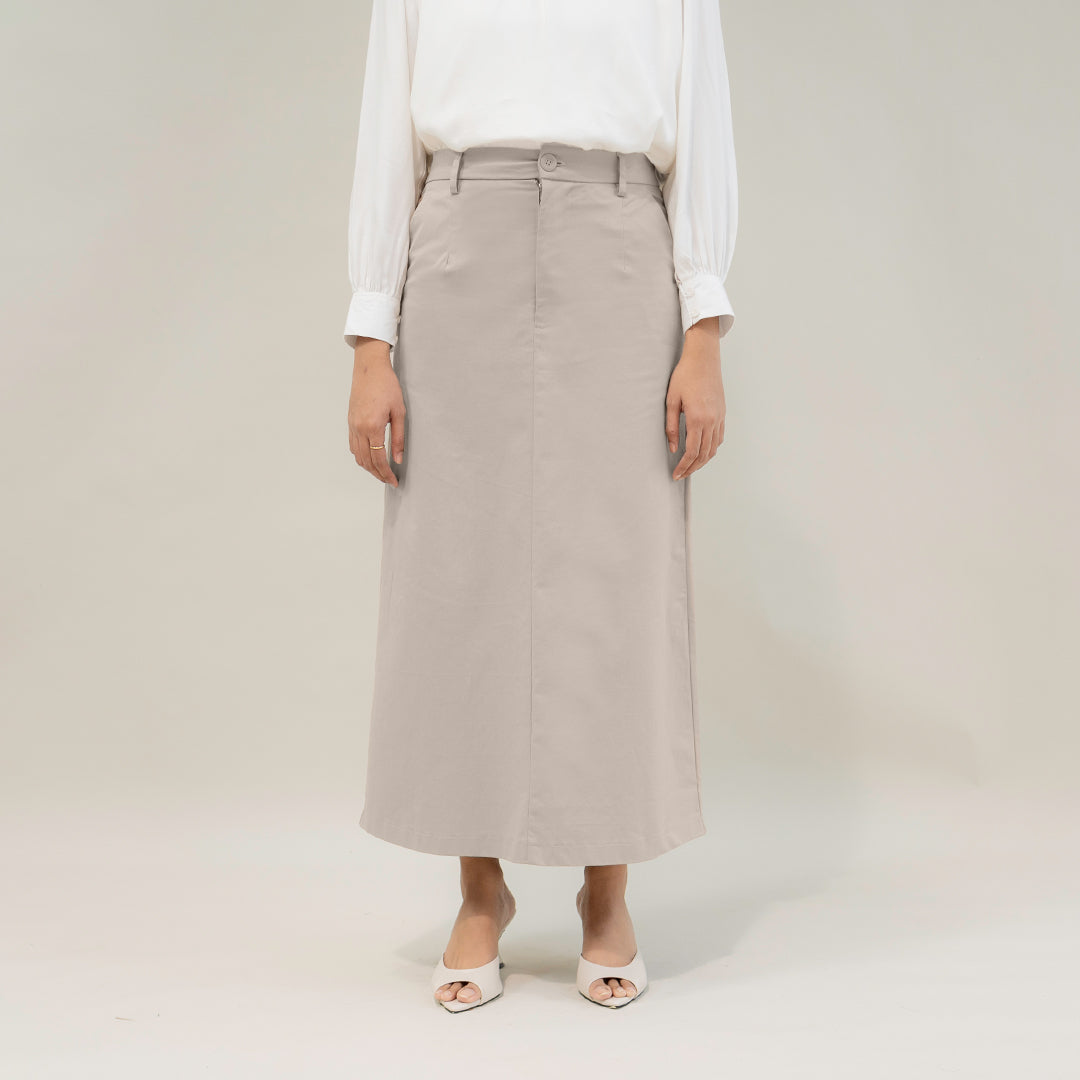 Straight Chino Skirt