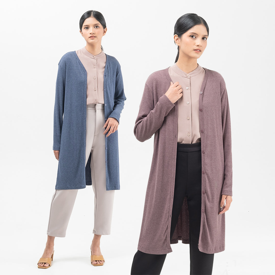 Knit Long Cardigan