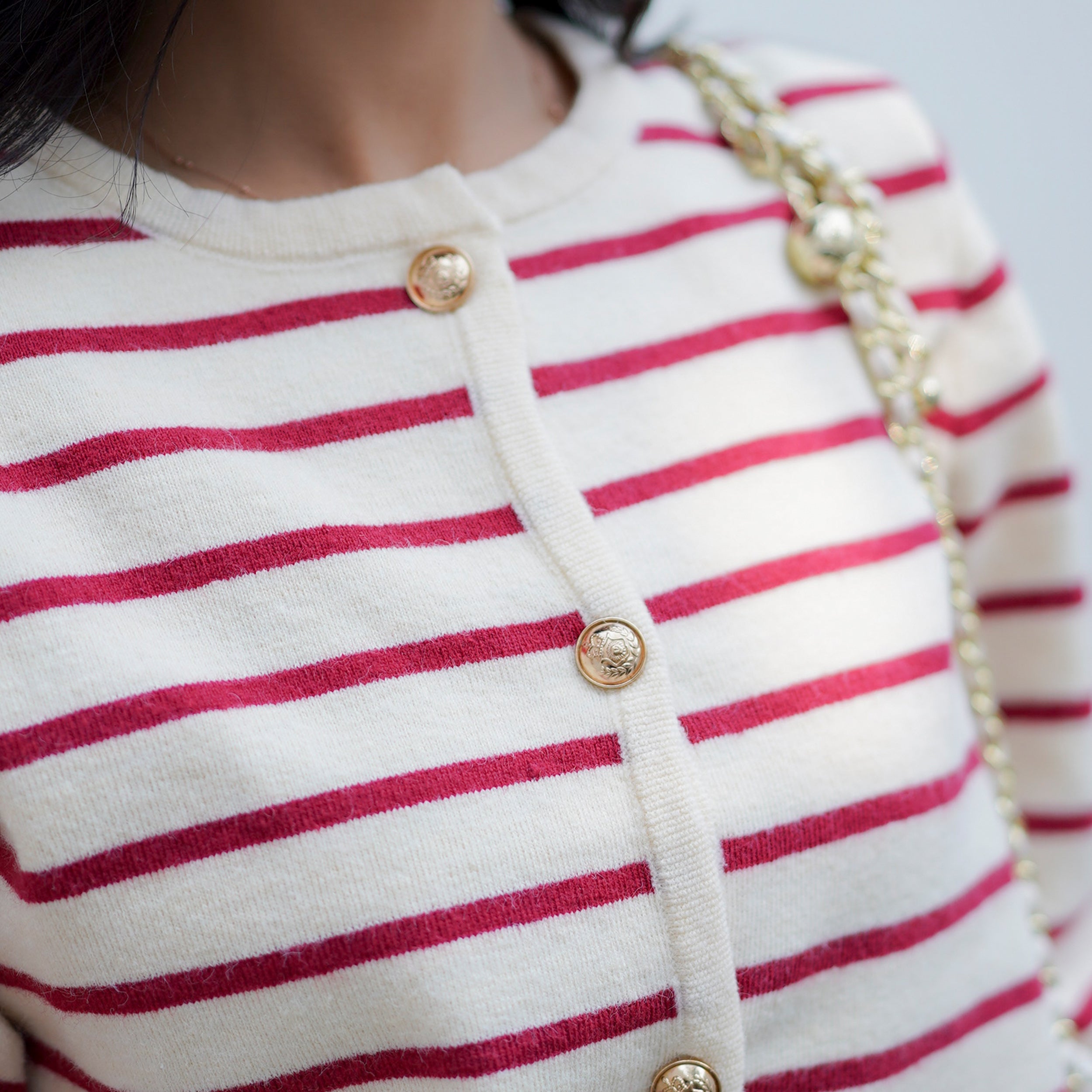 Striped Cardigan (Minor Reject)