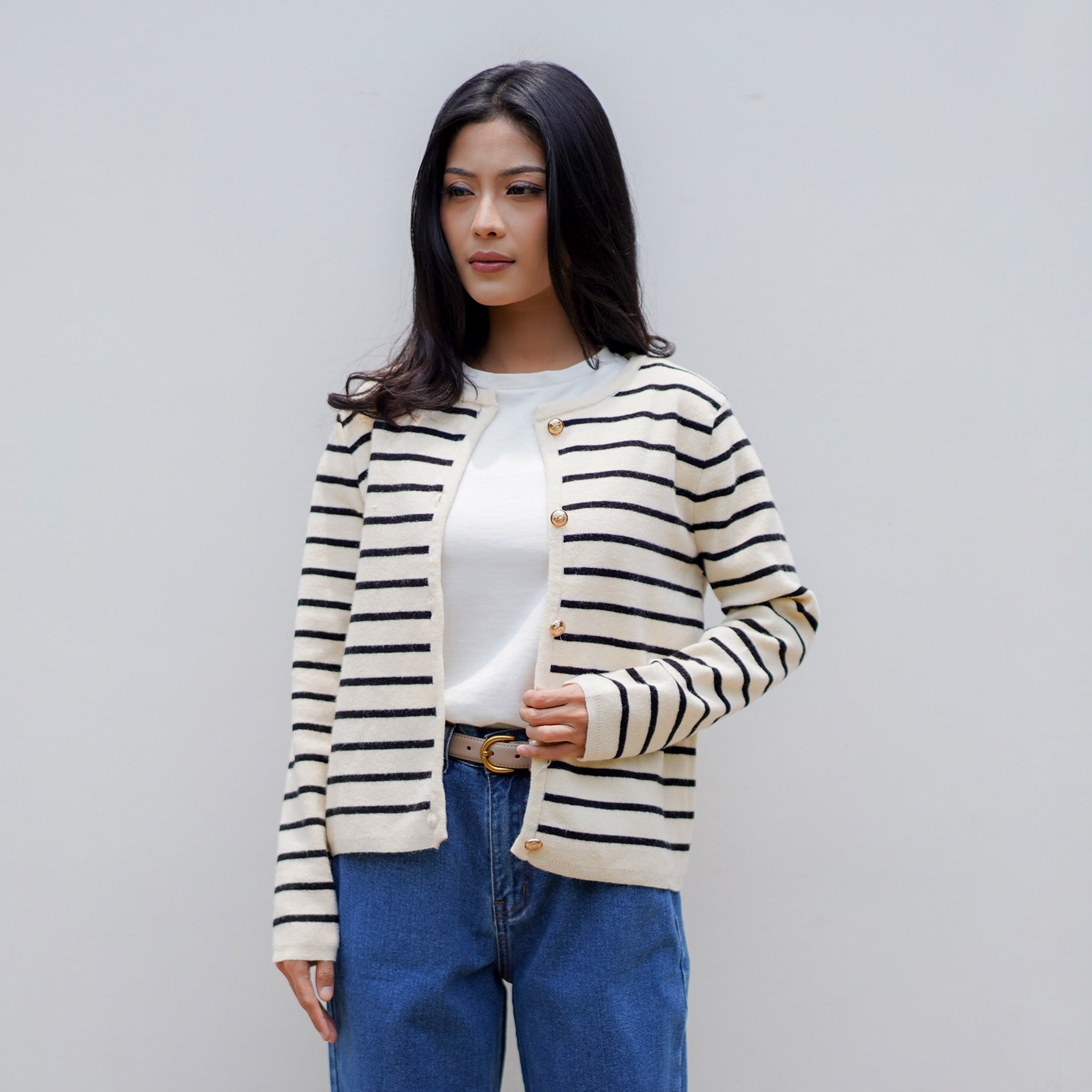 Striped Cardigan (Minor Reject)