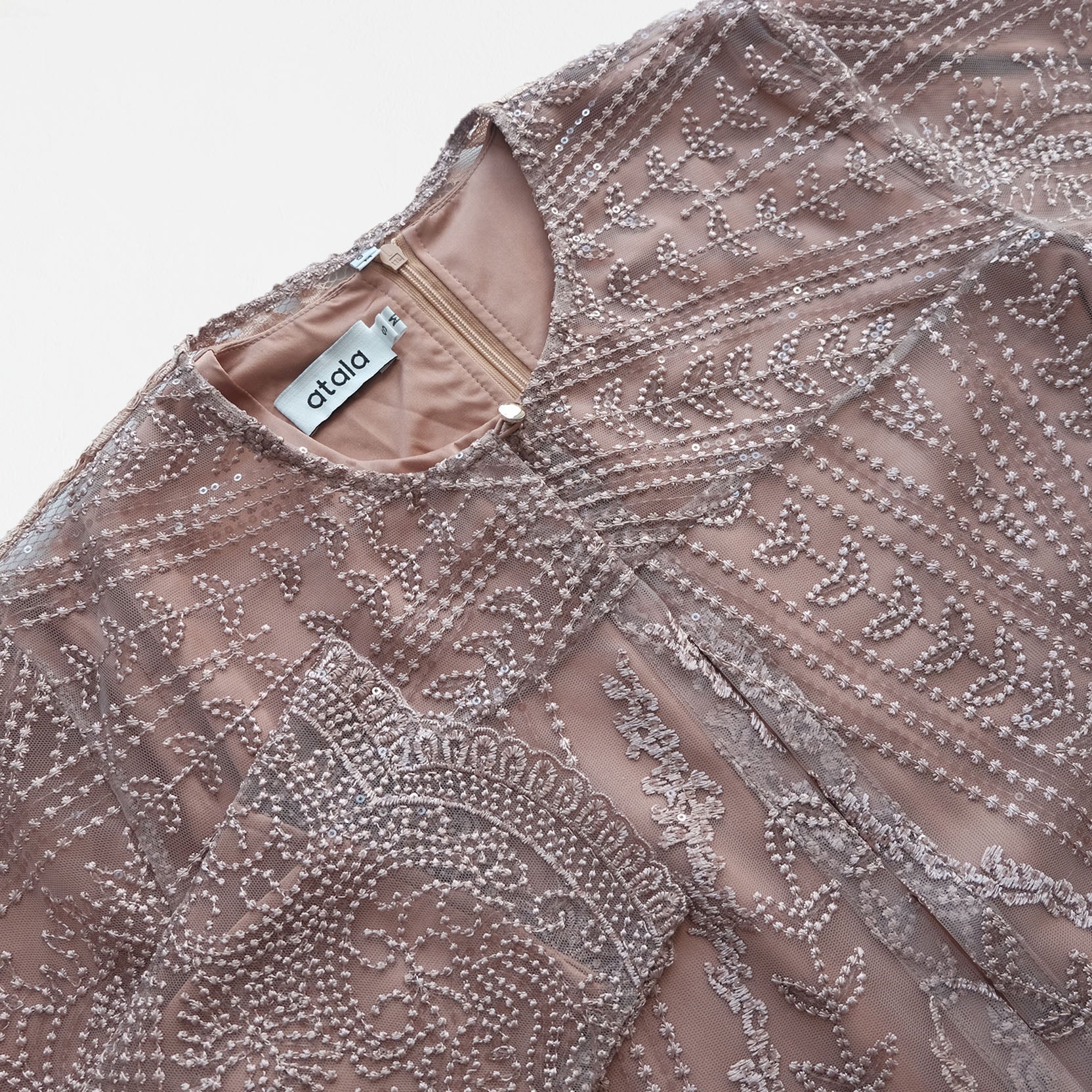 Lace Dress Caramel