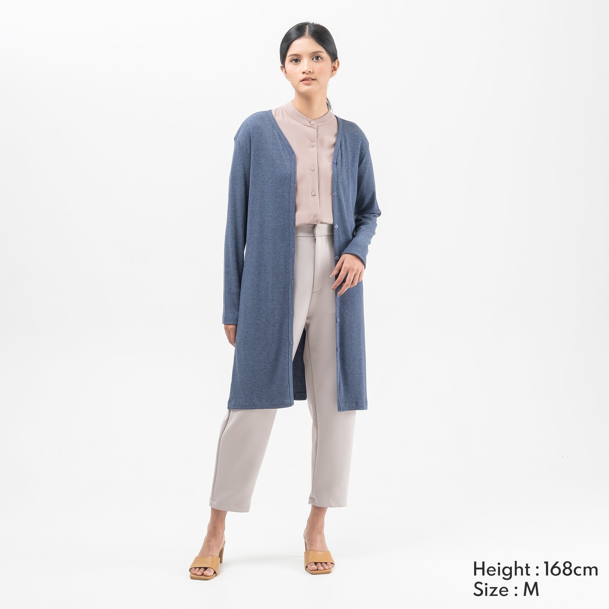 Knit Long Cardigan