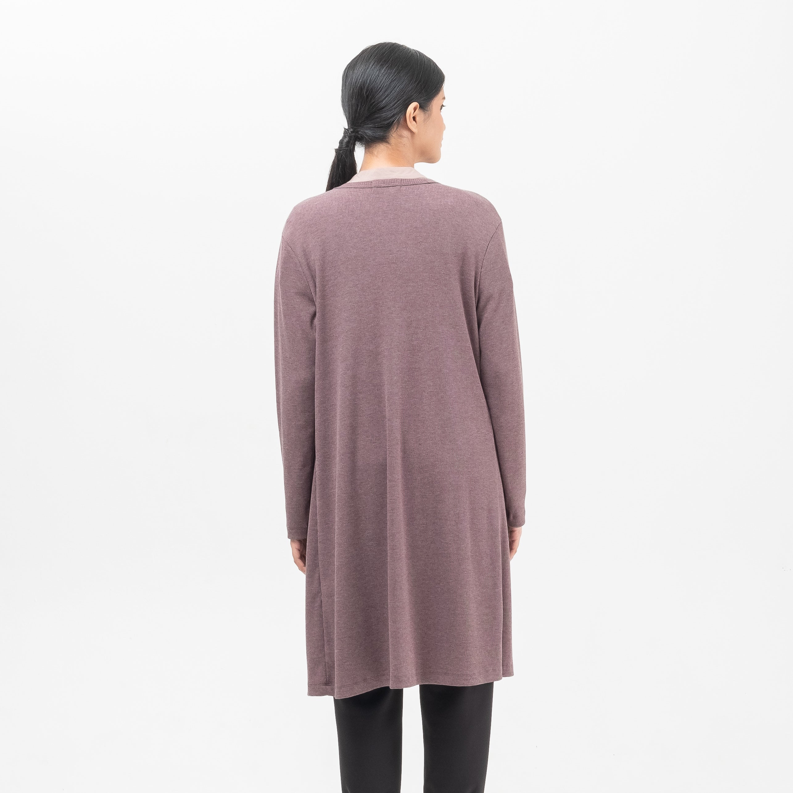 Knit Long Cardigan
