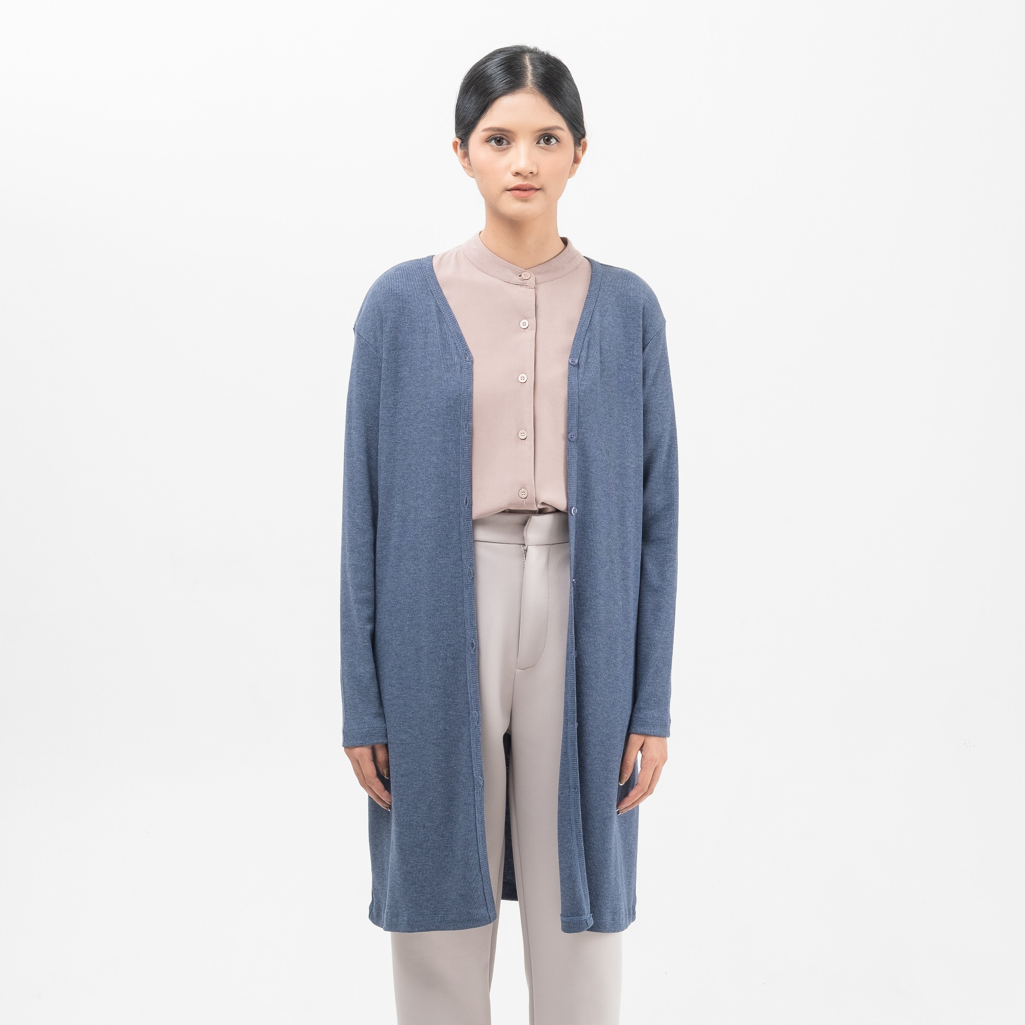 Knit Long Cardigan