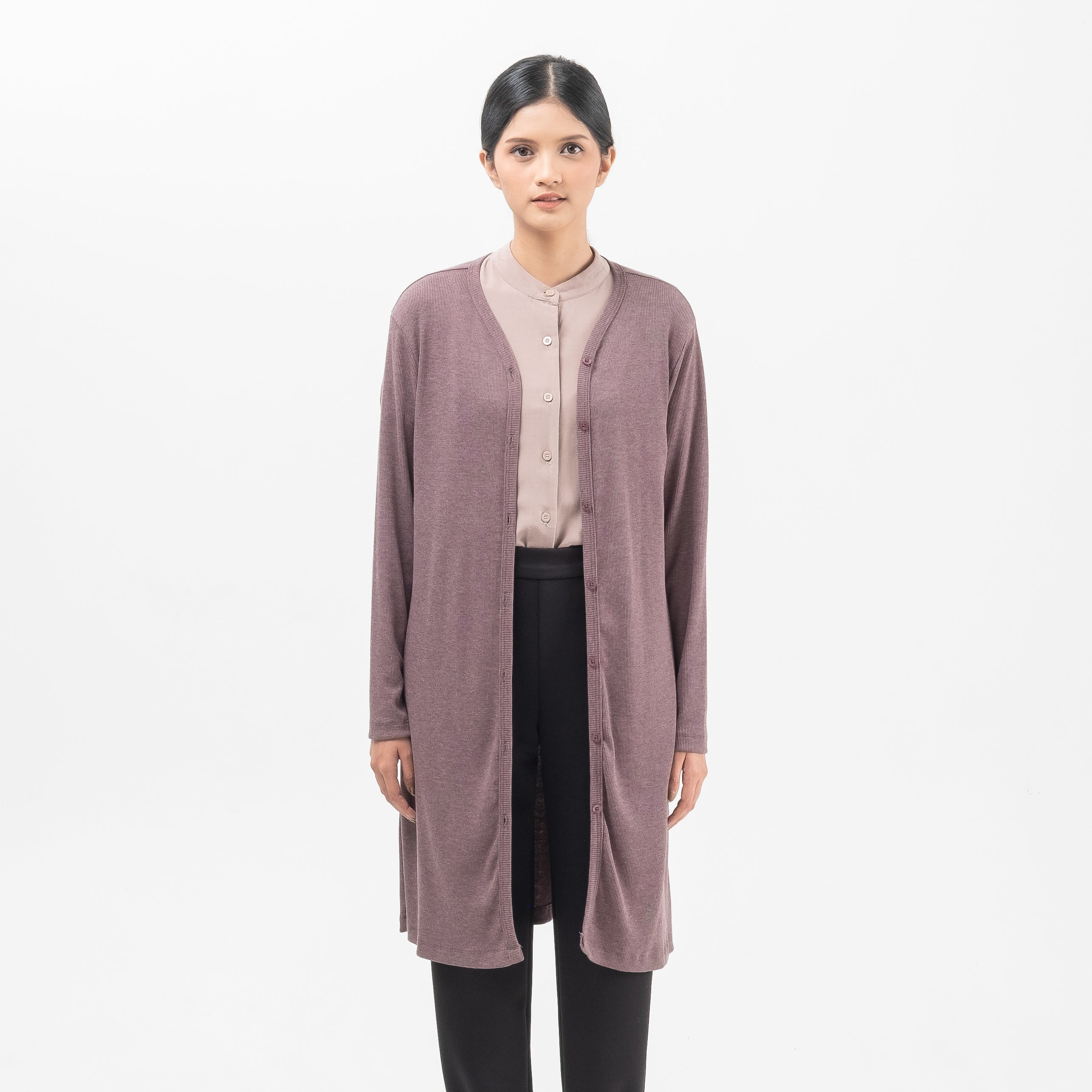 Knit Long Cardigan