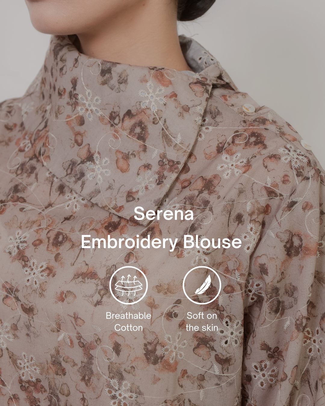 Serena Embroidery Blouse
