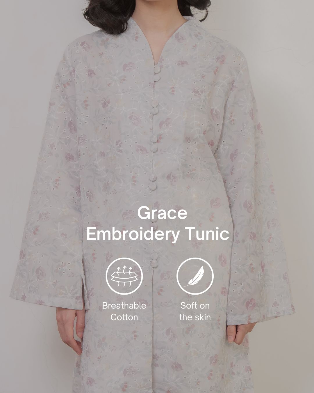 Grace Embroidery Tunic