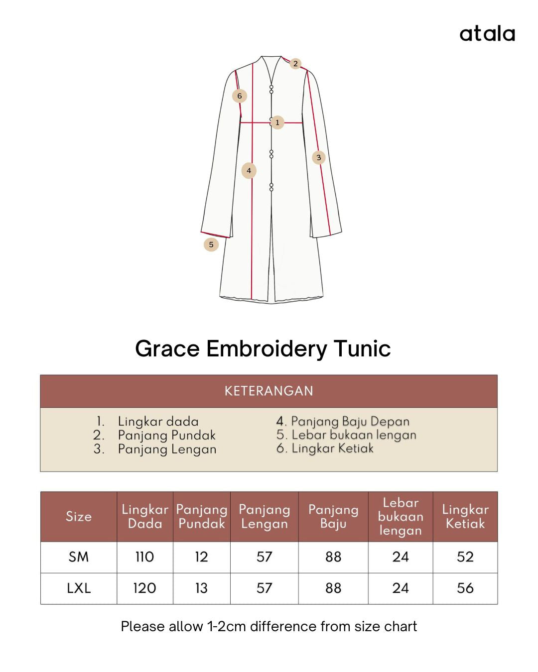 Grace Embroidery Tunic