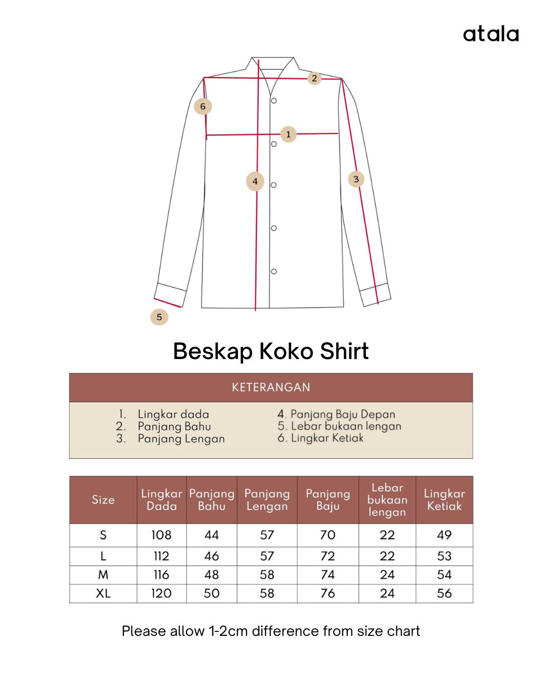 Beskap Koko Shirt (Minor Reject)