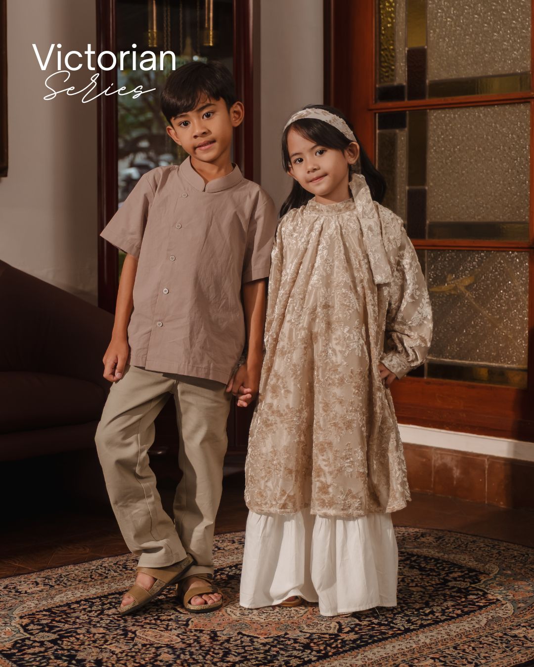 Victorian Family Set - TAUPE