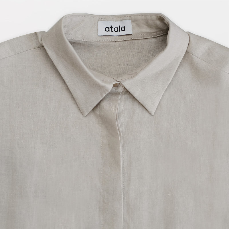 Linen Boxy Shirt