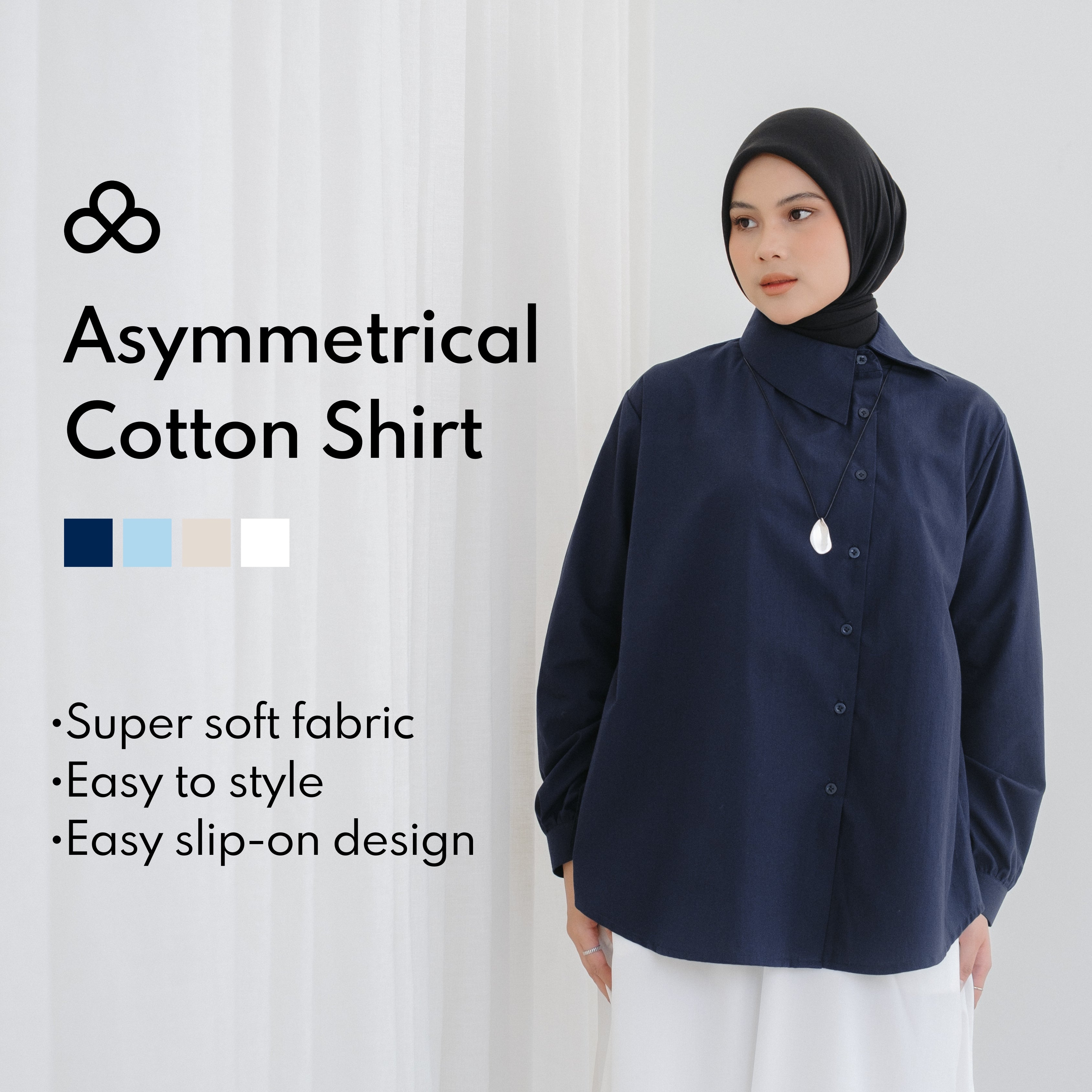 Asymmetrical Cotton Shirt