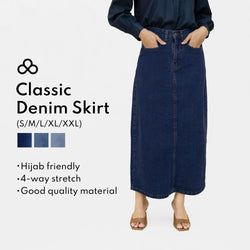 Classic Denim Skirt