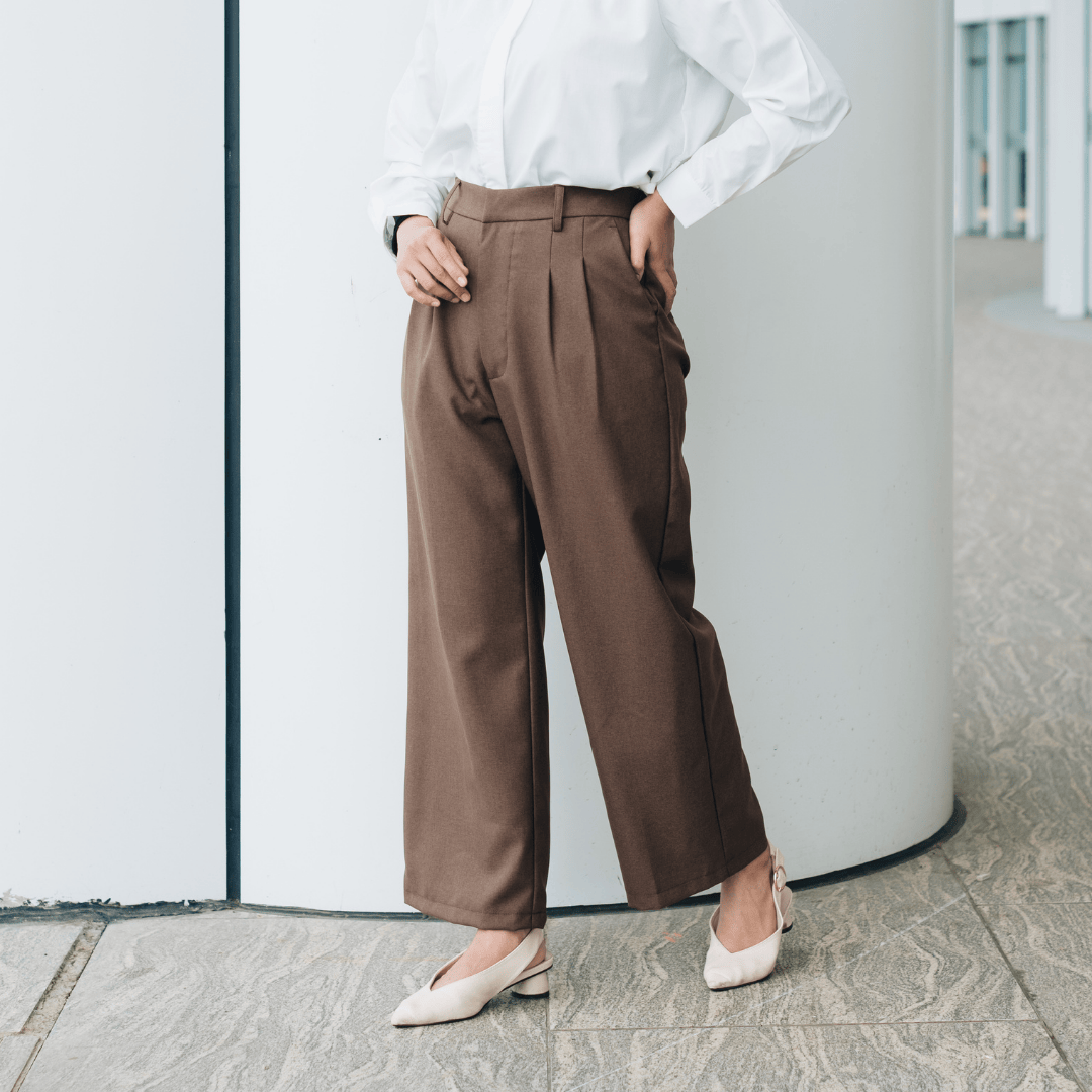 Pleated Wide Pants