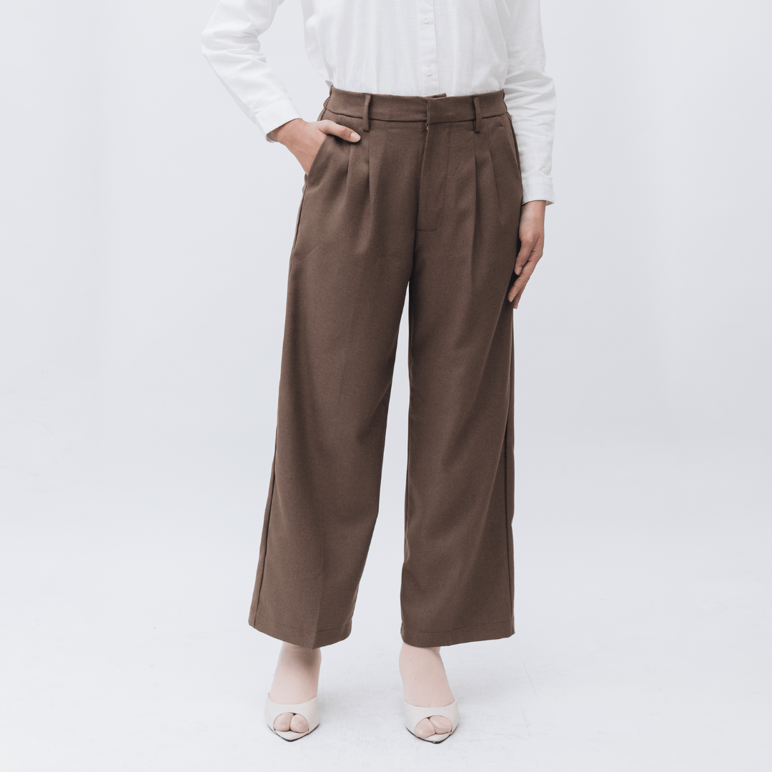 Pleated Wide Pants