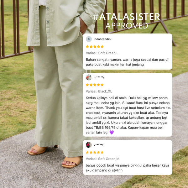 Wide Linen Pants (Minor Reject)