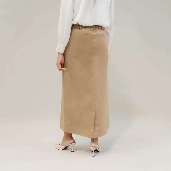 Straight Chino Skirt