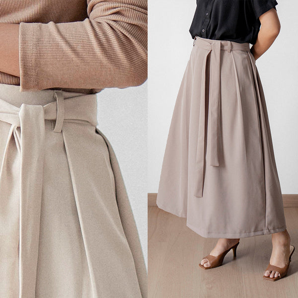 Wide Pleated Skirt (Minor Reject)