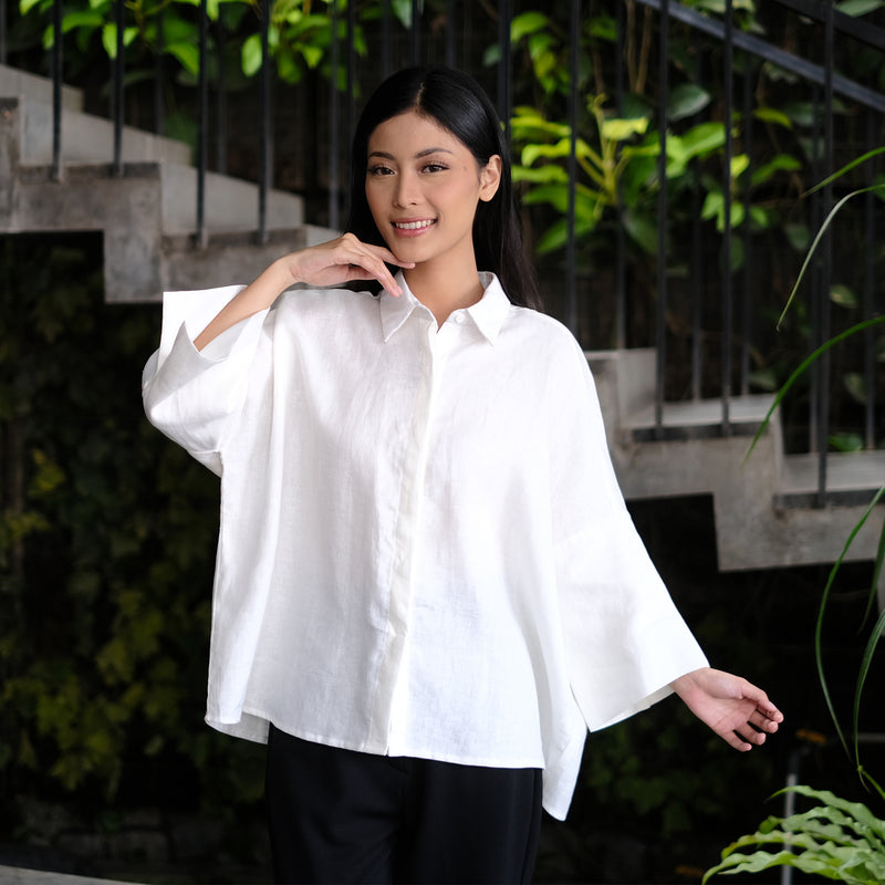 Linen Boxy Shirt