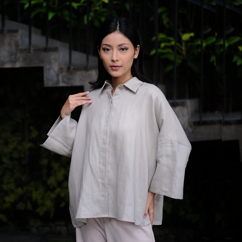 Linen Boxy Shirt