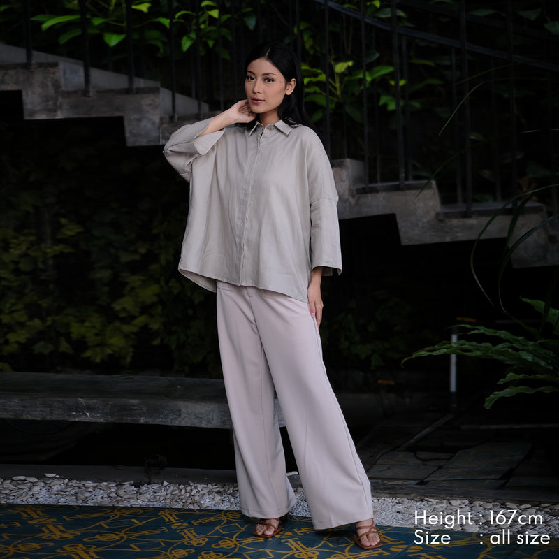 Linen Boxy Shirt