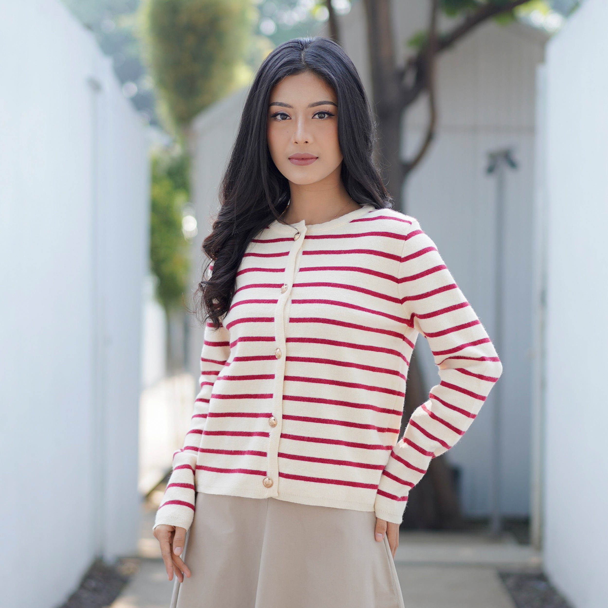 Striped Cardigan (Minor Reject)