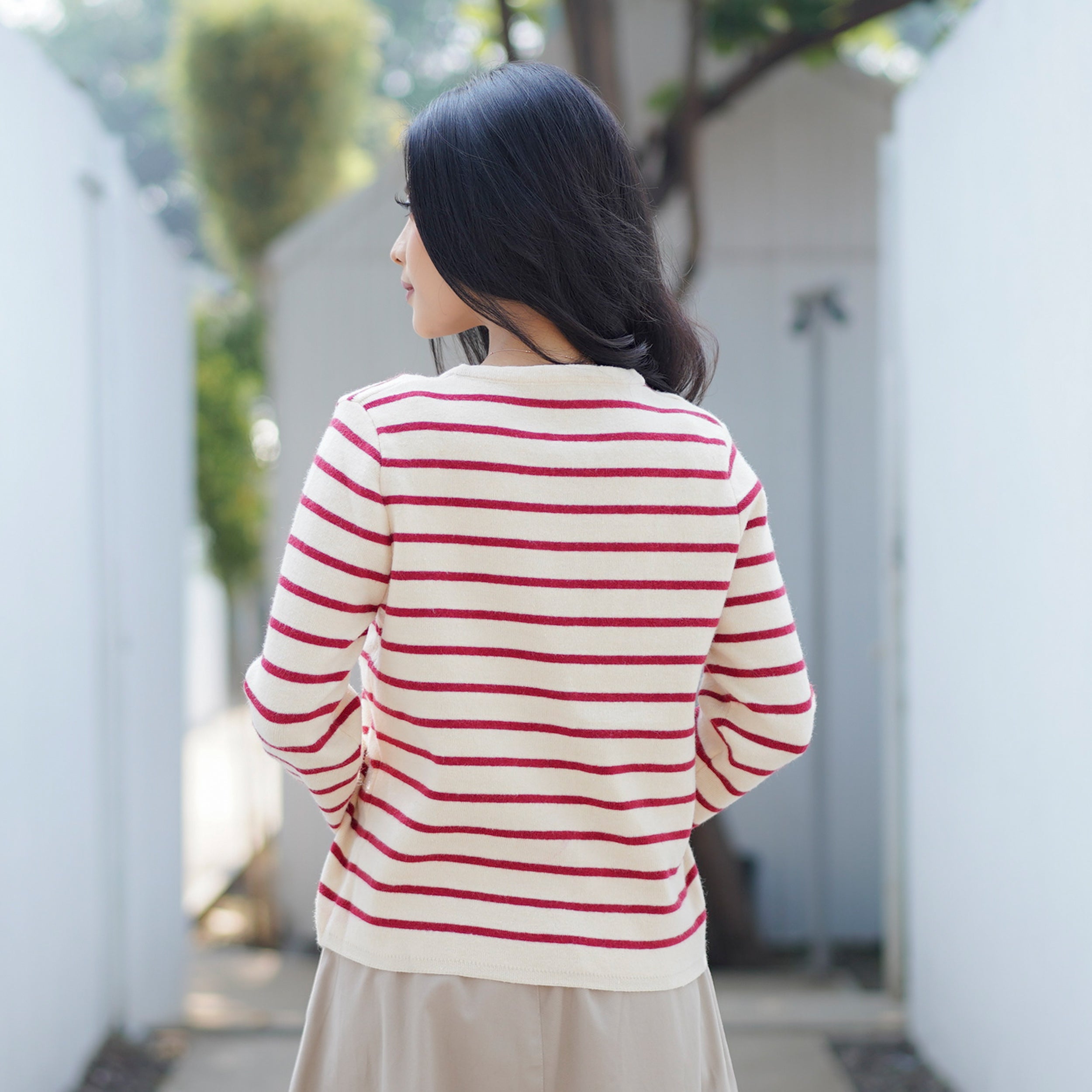 Striped Cardigan (Minor Reject)